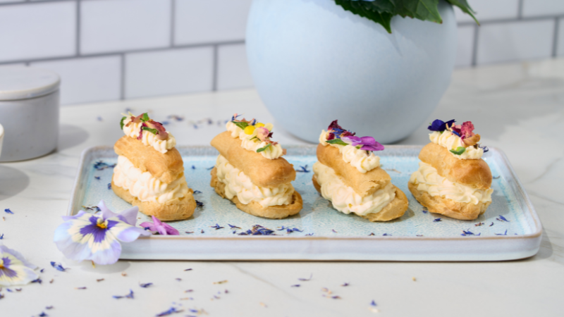 Eclairs Mit Vanillecreme Tupperware Genusswelt